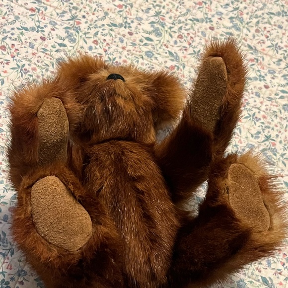 Adorable teddy bear moving arms and legs Fluffy fur Brown Bear - Picture 4 of 10